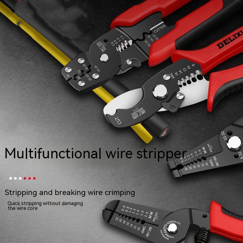 Wire Stripper Multifunctional Electrician Wire Crimper